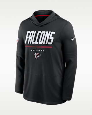 Мужские  Atlanta Falcons Sideline Nike Dri-FIT NFL Long-Sleeve Hooded Top