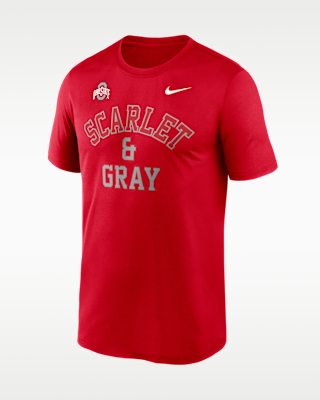 Мужская футболка Ohio State Primetime Arch Mantra Legend Nike Dri-FIT College