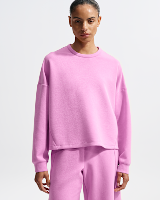 Женские  Nike 24.7 ImpossiblySoft Dri-FIT Oversized Crew-Neck Top