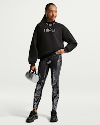 Детские тайтсы Nike One Big Kids' (Girls') Leggings