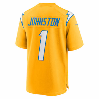 Quentin Johnston Los Angeles Chargers Men's Nike NFL Game Jersey