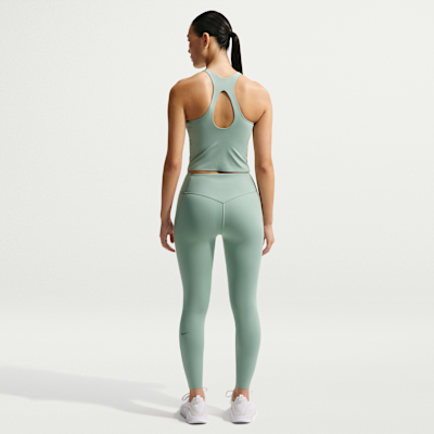 Nike Universa Yüksek Belli Bilek Üstü Ön Dikişsiz Kadın Taytı görsel 5