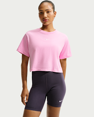 Женская футболка Nike Sportswear Classic Loose Short-Sleeve Cropped
