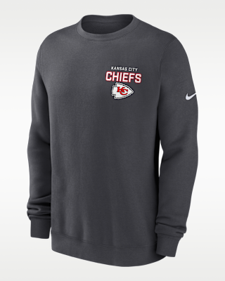Мужской пуловер Nike Chiefs Draw Block Club, антрацит
