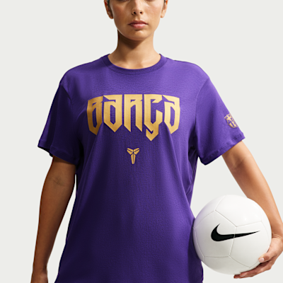 Nike FC Barcelona One Deplasman Nike Dri-FIT Bol Kesimli Kadın Futbol Üstü
