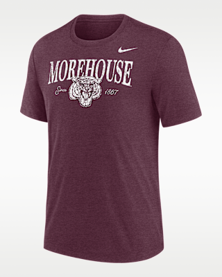 Мужская футболка Nike College (Morehouse College) Tri-Blend Short-Sleeve