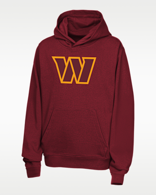 Детское худи Nike (Washington Commanders Jayden Daniels) Big Kids' Name Number Hoodie