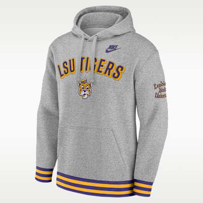 LSU Legacy Retro Men’s Nike College Pullover Hoodie