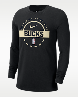 Milwaukee Bucks Men's Nike NBA Practice Long-Sleeve T-Shirt