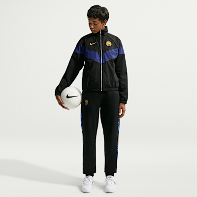 Nike Inter Milan Windrunner Nike UV Dokuma Kadın Futbol Ceketi görsel 4