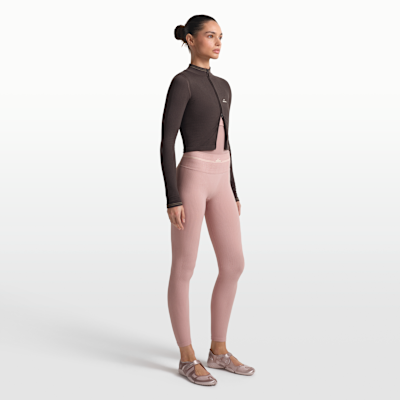 Leggings de tiro alto de 66 cm para mujer NikeSKIMS Ribbed Seamless