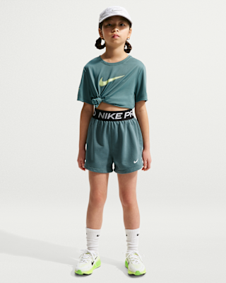 Детские шорты Nike Pro Fleece Big Kids' (Girls') Dri-FIT Shorts