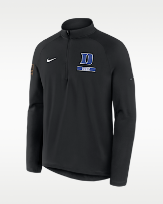 Мужские Duke 2026 Military Appreciation Stride Nike Dri-FIT College 1/2-Zip Long-Sleeve Top