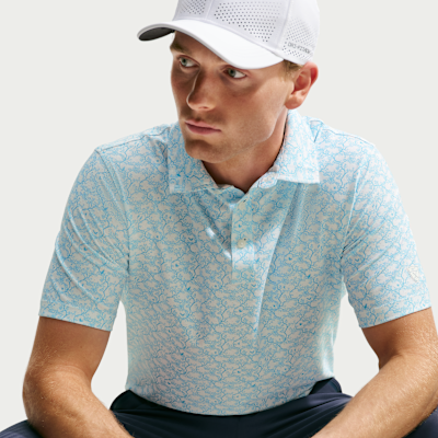 Nike Tailored Performance Microprint Erkek Golf Polo Üstü görsel 3