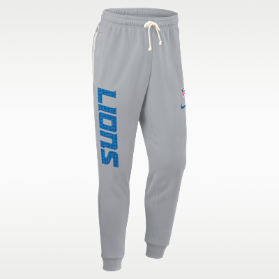 Pants Nike Dri-FIT de la NFL de pierna entallada para hombre Detroit Lions Ground Game Sideline