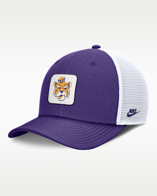 Женские  LSU Tigers Legacy Rise Mascot Nike College Trucker Adjustable Hat
