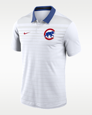 Мужские  Chicago Cubs Striped Vapor Nike Dri-FIT MLB Polo