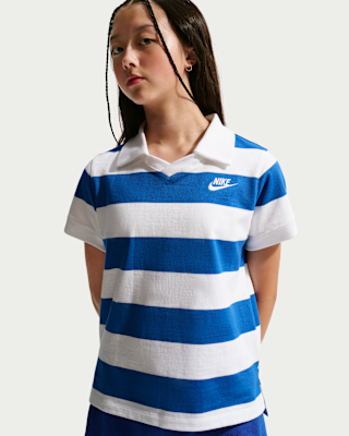 Детские шорты Nike Sportswear Big Kids' (Girls') Short-Sleeve Polo Top