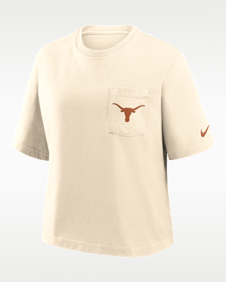 Женская футболка Texas Pocket Boxy Nike College