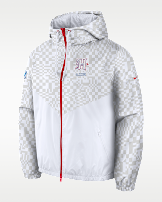 Мужская куртка Houston Texans Rivalries Collection Windrunner Nike NFL Full-Zip для бега
