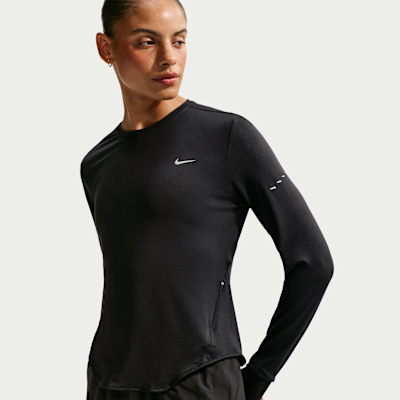 Nike Swift Dri-FIT UV Uzun Kollu Crew Yakalı Kadın Koşu Üstü