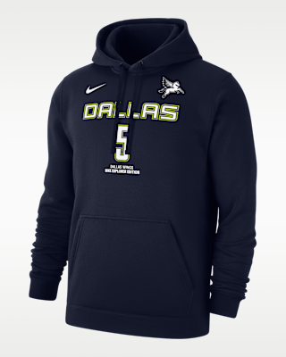 Мужское худи Paige Bueckers Dallas Wings Club Nike WNBA Fleece Pullover Hoodie
