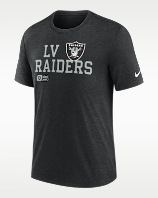 Мужская футболка Las Vegas Raiders Overlap Lockup Nike NFL