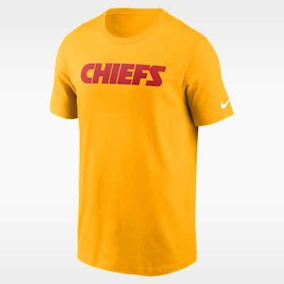 Kansas City Chiefs Primetime Wordmark Essential Men's Nike NFL T-Shirt