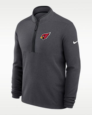 Мужские  Arizona Cardinals Logo Victory Nike Dri-FIT NFL 1/2-Zip Long-Sleeve Top