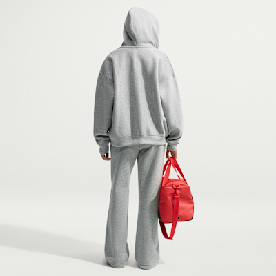Nike Studio Kalın Fleece Oversize Tam Boy Fermuarlı Kadın Kapüşonlu Üstü görsel 5