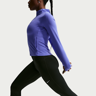 Nike One Yüksek Belli Bol Paçalı Kadın Taytı görsel 4