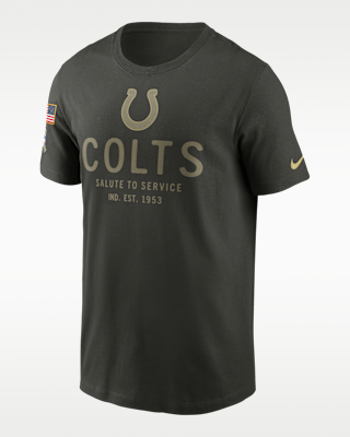 Indianapolis Colts Salute to Service Sideline Primary Edge Men's Nike Dri-FIT NFL T-Shirt