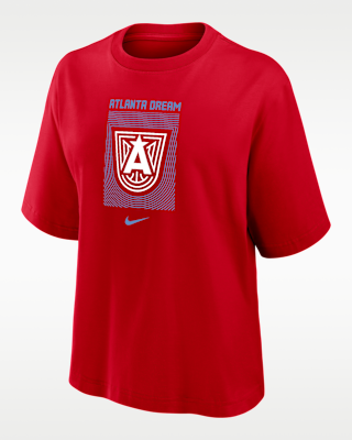 Женская футболка Atlanta Dream Nike WNBA Boxy