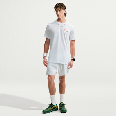 NikeCourt Dri-FIT Erkek Tenis Tişörtü görsel 4