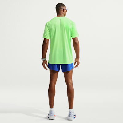 Nike Stride Aero-FIT Kısa Kollu Erkek Koşu Üstü görsel 5