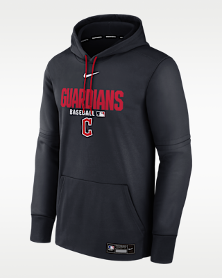 Мужское худи Cleveland Guardians Authentic Collection Nike Therma MLB Pullover Hoodie