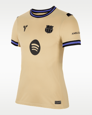 Женские джерси Robert Lewandowski Barcelona 2025/26 Stadium Away Nike Dri-FIT Soccer Jersey