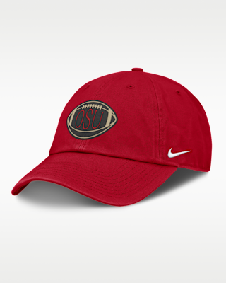 Мужские Ohio State Campus Prep Football Club Nike College Adjustable Hat для футбола
