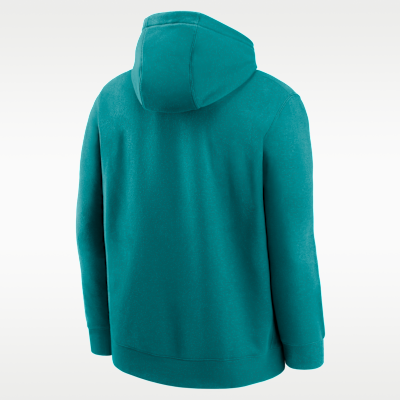 Sudadera con gorro sin cierre Nike de la NFL para hombre Miami Dolphins Club Logo