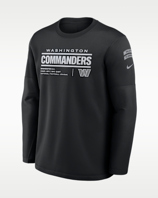 Мужские  Washington Commanders Salute to Service Sideline Coaches Nike NFL Pullover Crew