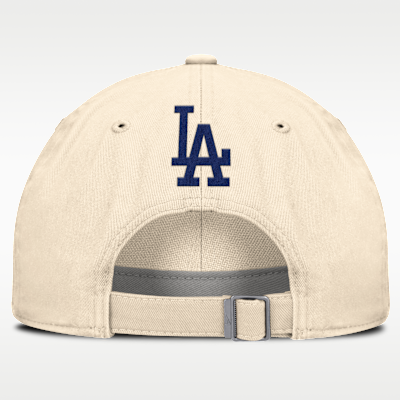 Gorra de algodón orgánico sin estructura para hombre Nike de la colección Statement Club de Los Angeles Dodgers