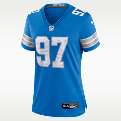 Aidan Hutchinson Detroit Lions Women's Nike NFL Game Football Jersey