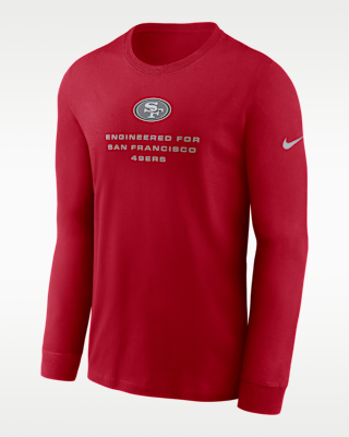 Мужская футболка San Francisco 49ers Team Issue Nike Dri-FIT NFL Long-Sleeve