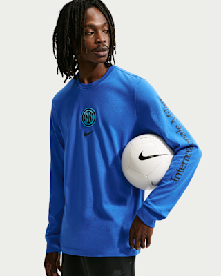 Мужская футболка Inter Milan Nike Soccer Long-Sleeve