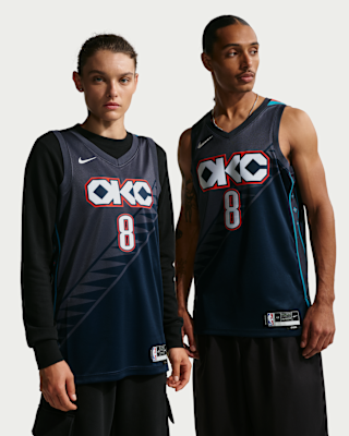 Мужские джерси Jalen Williams Oklahoma City Thunder City Edition Nike NBA Swingman Jersey