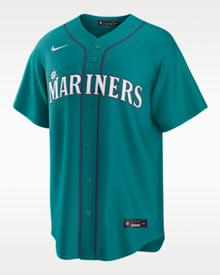 Мужские джерси Cal Raleigh Seattle Mariners Nike MLB Replica Jersey