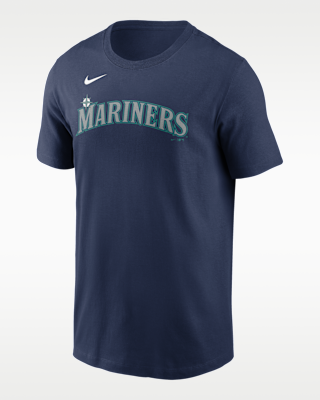 Мужская футболка Seattle Mariners Fuse Wordmark Nike MLB