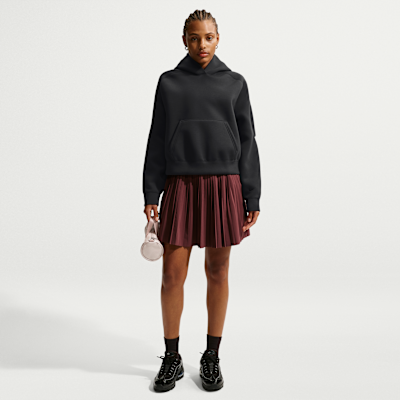Nike Pregame Fleece Oversize Kadın Kapüşonlu Sweatshirt'ü görsel 4