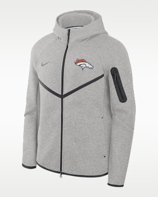 Denver Broncos Tech Fleece Windrunner Men's Nike NFL Full-Zip Hooded Jacket