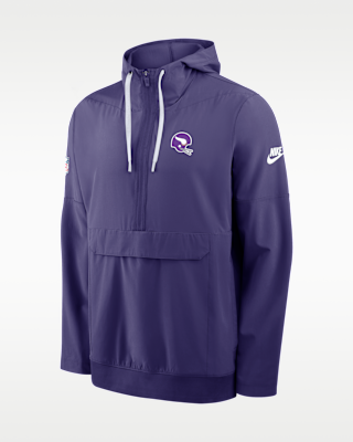 Мужская куртка Minnesota Vikings Alt Anorak Nike NFL 1/2-Zip Hooded